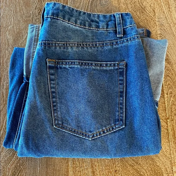 Wide Cuff, High Rise Jeans - Picture 12 of 12